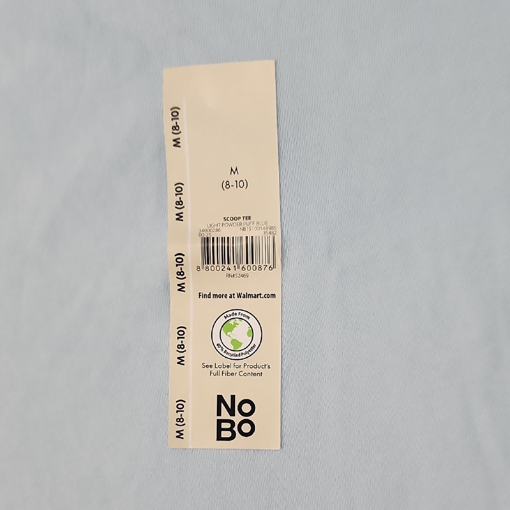 No Boundaries Light Blue Short Sleeve Tee - Picture 3 of 3